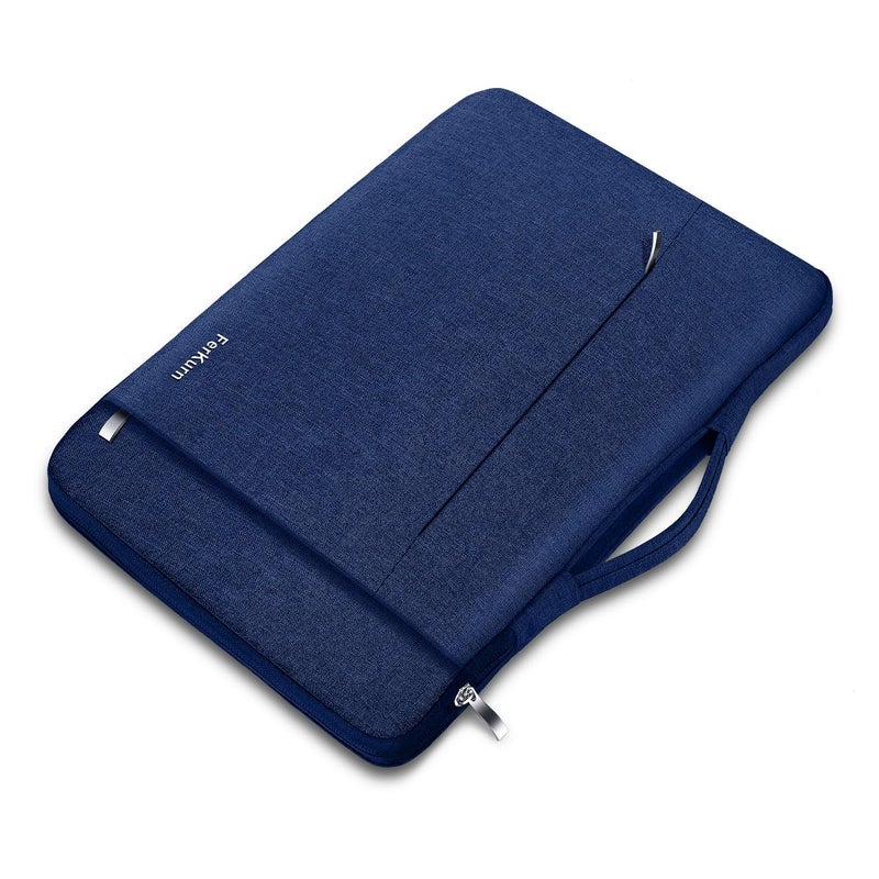 Ferkurn Laptop Case Sleeve for Men Women Chromebook Case Compatible with MacBook Air/Pro Lenovo Surface HP Dell ASUS Acer, 15.6 inch, Blue - Image 1
